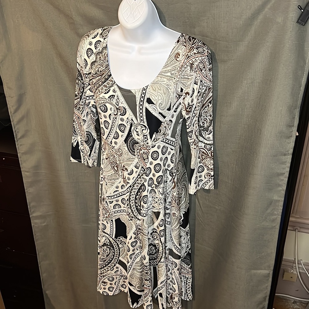 Joy’s Paris Long Sleeve Mini Dress, size Small/Medium - Picture 3 of 8